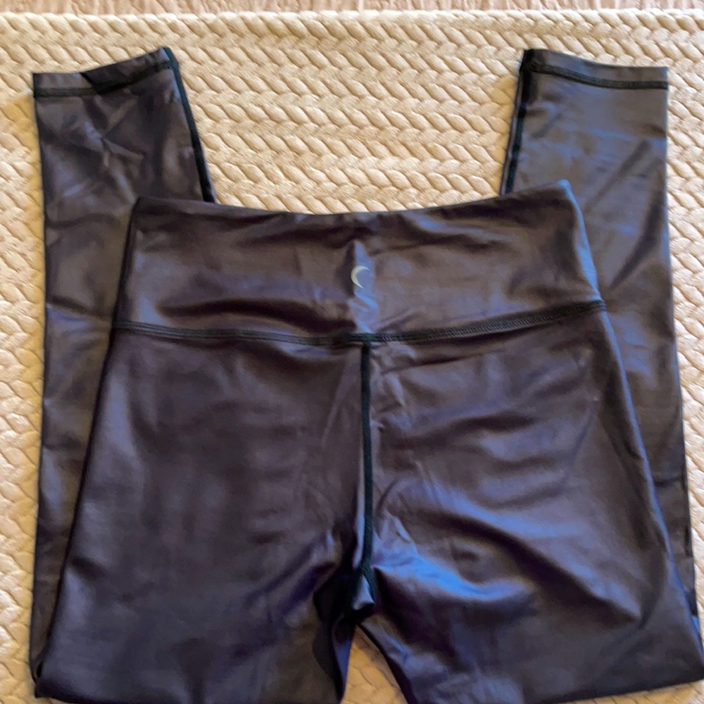 Faux leather leggings